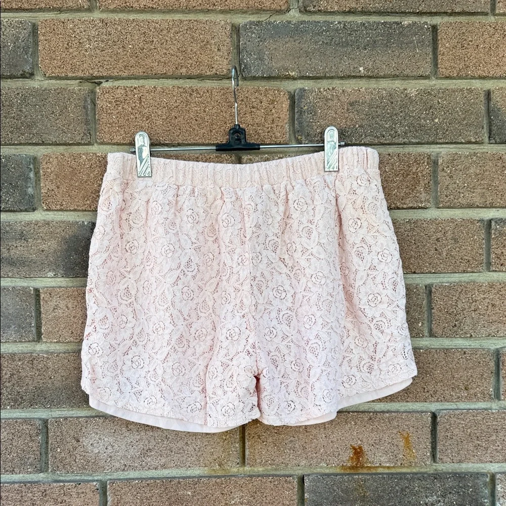 Monteau Blush Lace Kids Shorts Size XL - Picture 4 of 5